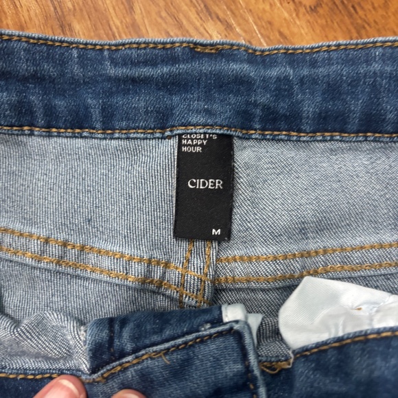 Cider Stretch Denim Straight-Leg Jeans | Mid-Rise | Size M | Perfect Condition - Picture 4 of 5